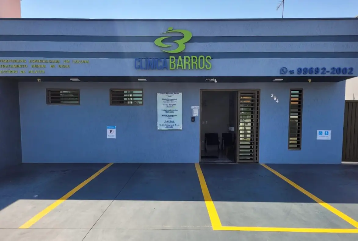 Fachada da Clínica Barros em Cerquilho/SP