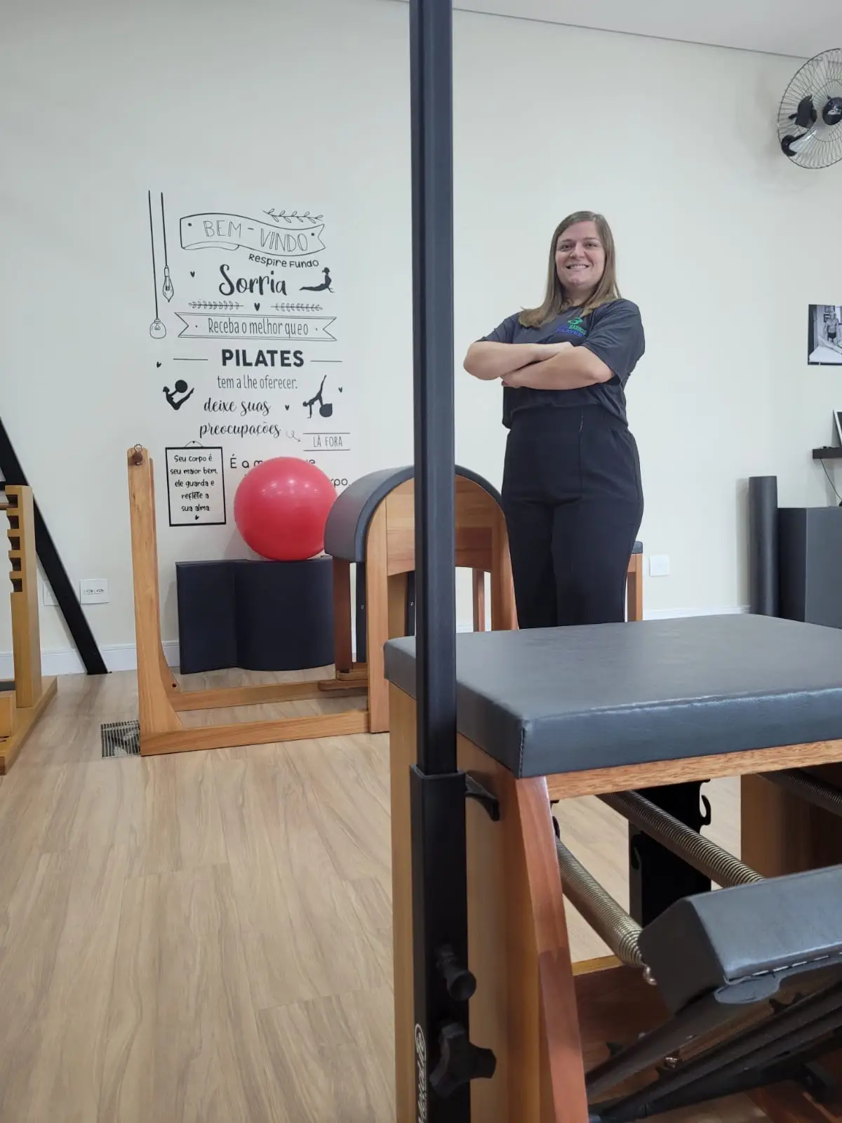 Aula do método Five — Pilates clínico na Clínica Barros