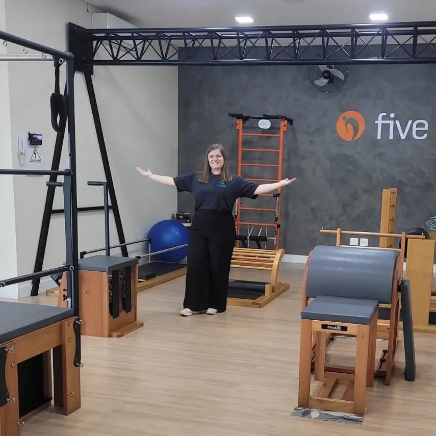 Aula de Pilates na Clínica Barros